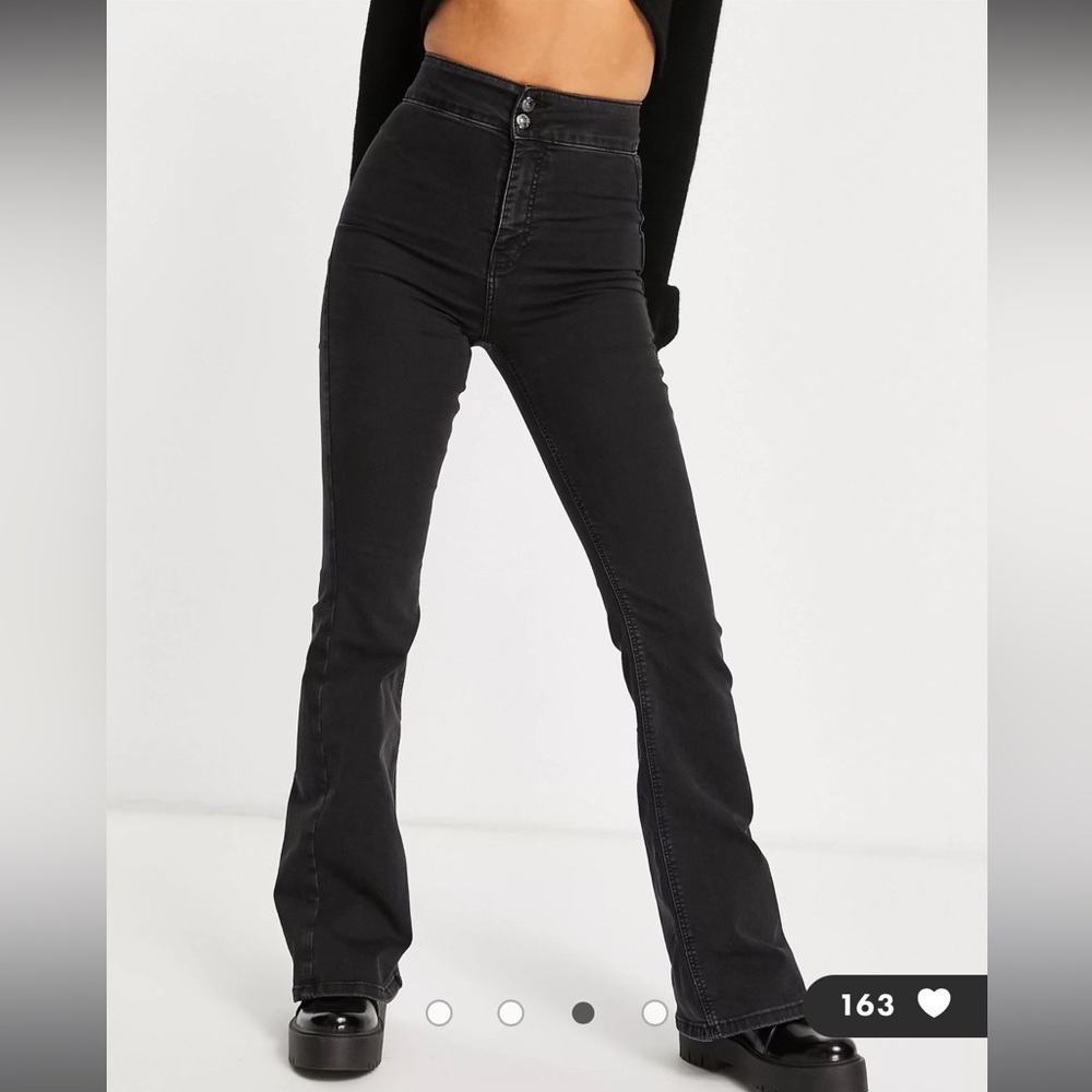 NEW Topshop three flare jeans - petite (with tags)